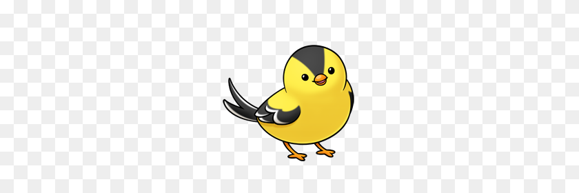 220x220 Canary Bird Clipart Free Clipart - Goldfinch Clipart