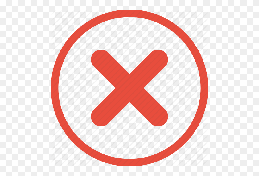 Cancel, Close, Closed, Exit, Stop, Tick, X Sign Icon - X Sign PNG ...