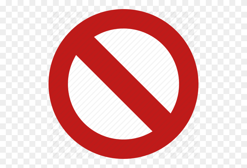 512x512 Cancel, Close, Closed, Forbidden, Impossible, No Entry, Wrong Icon - Wrong PNG