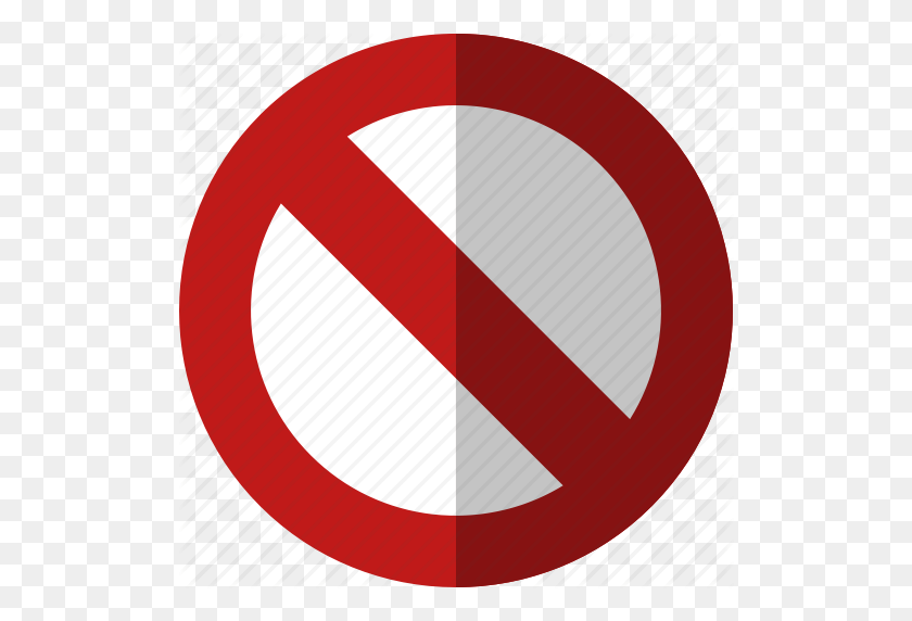 512x512 Cancel, Close, Exit, Forbidden, No, Not Allowed, Remove, Trash Icon - Not Allowed Sign PNG