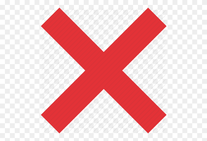 512x512 Cancel, Cross, Delete, Exit, No, Remove, Wrong Icon - Wrong PNG