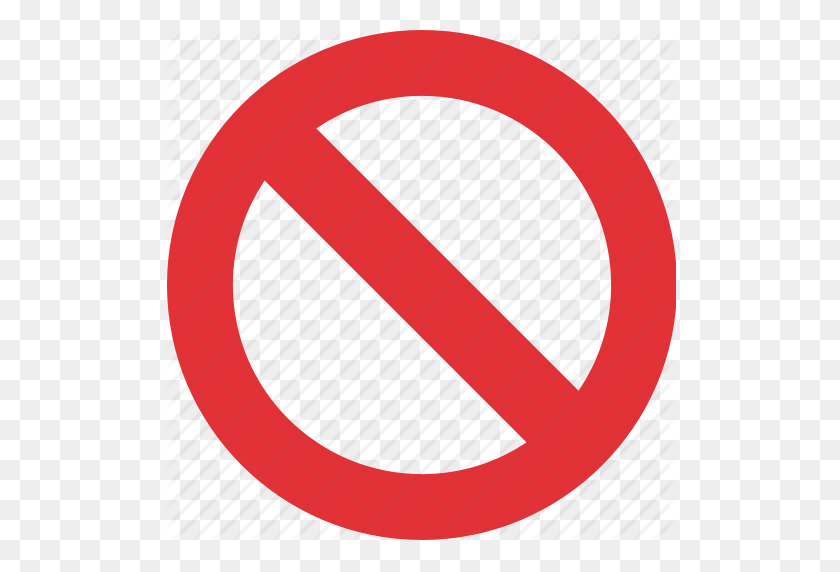 512x512 Cancel, Cross, Exit, No, Not Allowed, Stop, Wrong Icon - Not Allowed PNG
