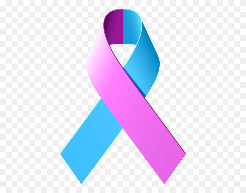 431x601 Cancer Awareness Ribbon Clip Art - Cancer Ribbon Black And White Clipart