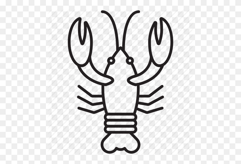 512x512 Cancer, Crab, Crawfish, Crayfish, Lobster, Sea Food, Seafood Icon - Crawfish PNG