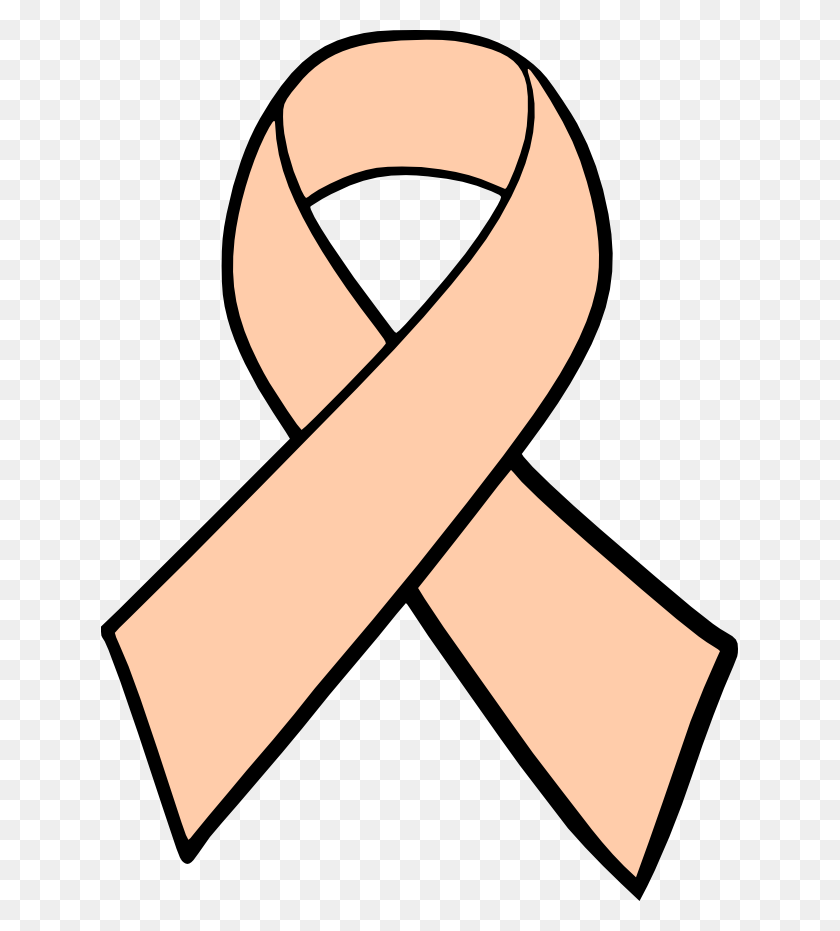 637x871 Cancer Ribbons Clip Art - Pink Ribbon Clip Art