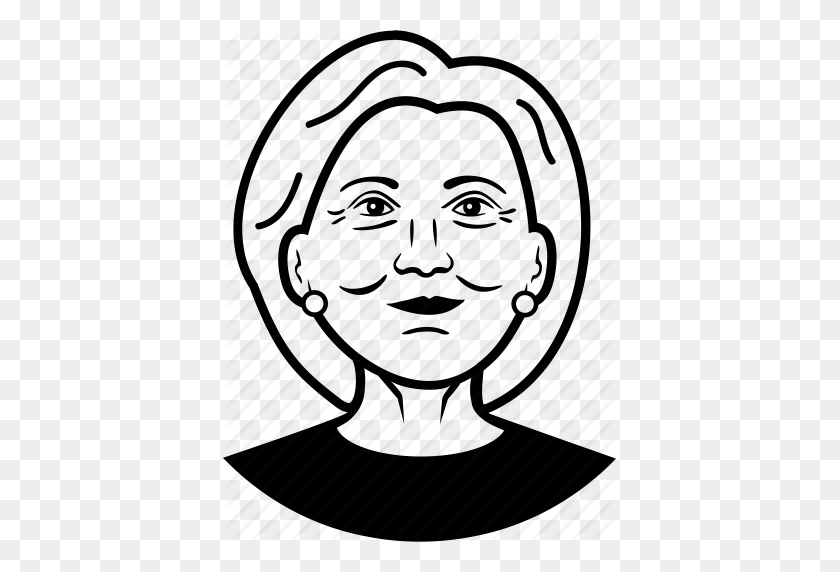 393x512 Candidate, Democrat, First Lady, Hillary, Hillary Clinton - Hillary Clinton Face PNG