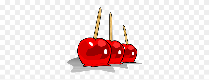 300x262 Candied Apples Clip Art - Taffy Clipart