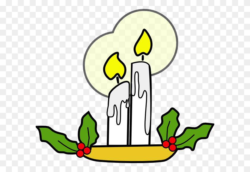 600x519 Candle Cartoon Cliparts - Candlestick Clipart