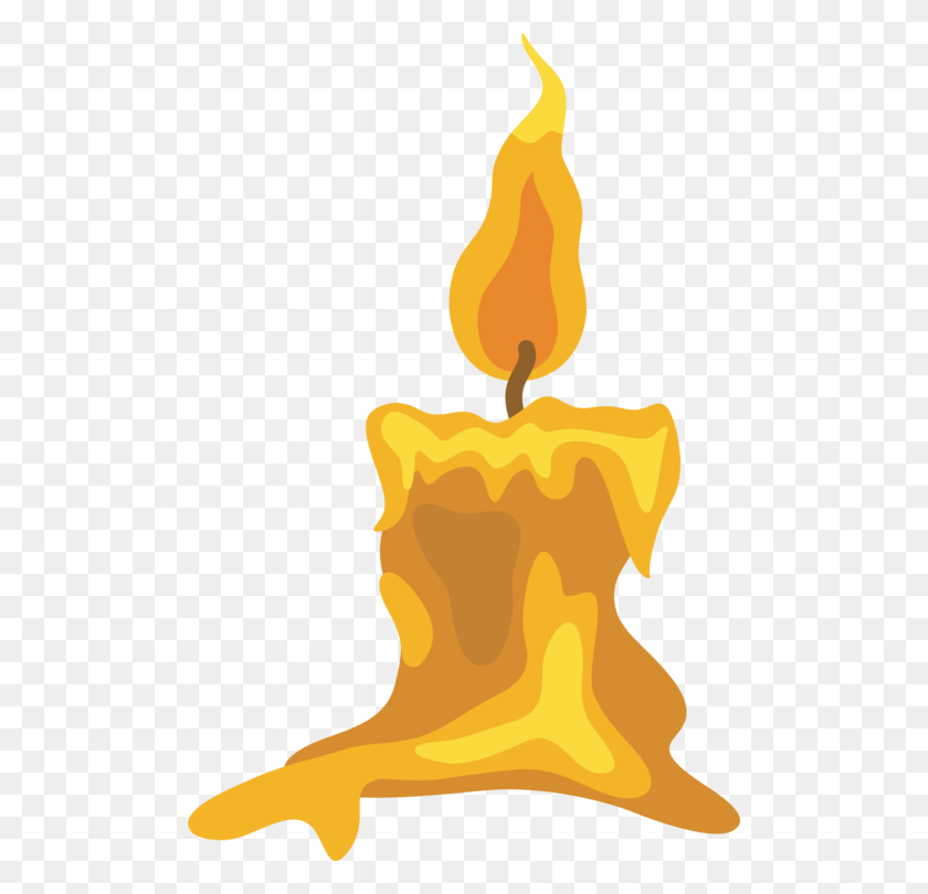 500x750 Candle Cartoon Drawing Flame - Wax Clipart