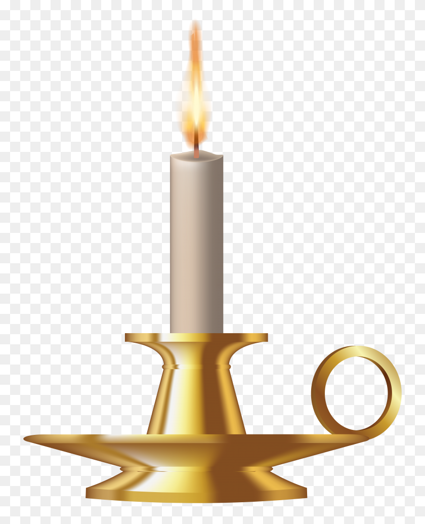 6400x8000 Candle Clipart Candlestick - Baroque Clipart
