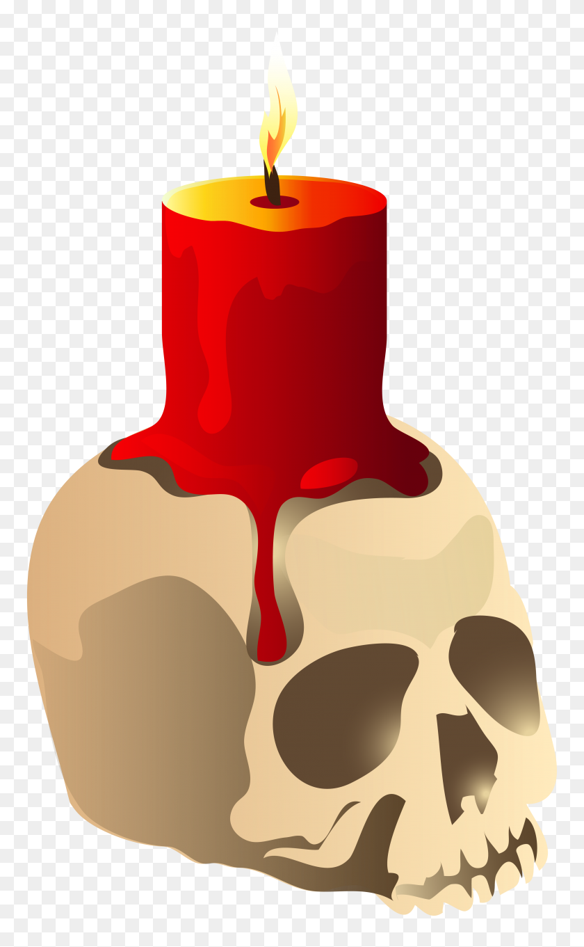 3670x6126 Candle Clipart Halloween - Candle Holder Clipart