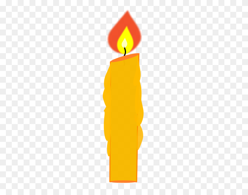 424x600 Candle Flame Clipart - Candle Clipart