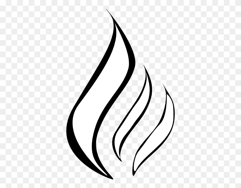 378x596 Candle Flame Image - Flame Clipart Black And White