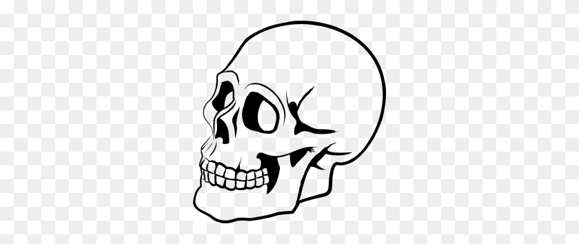 280x294 Candle's Png Image - Skeleton Face Clipart