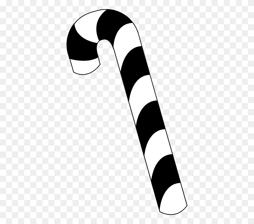 400x679 Candy Black And White Black And White Candy Cane Clip Art - Phone Black And White Clipart