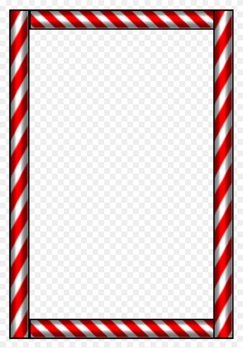 1040x1523 Candy Cane And Santa Bordedr Clipart Clip Art Images - Candy Bar Clipart