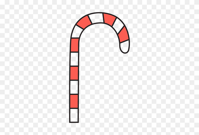512x512 Candy Cane Cartoon Icon - Candy Cane PNG