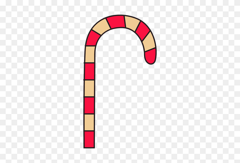 512x512 Candy Cane Cartoon Icon - Candy Cane PNG