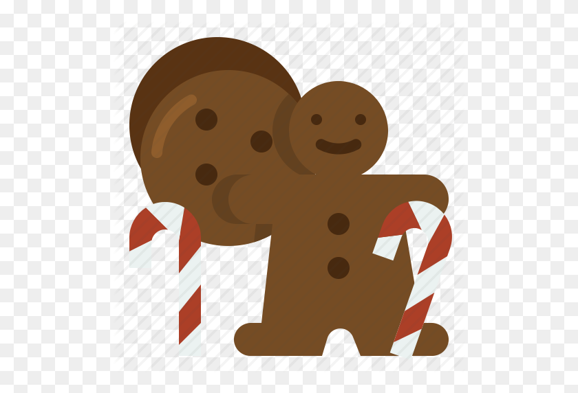 512x512 Candy, Cane, Christmas, Cookies, Delicious Icon - Christmas Cookies PNG