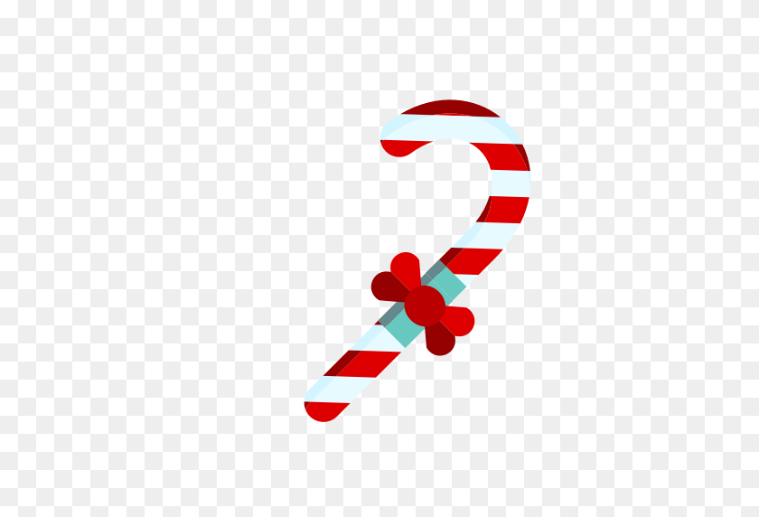 512x512 Candy, Cane, Christmas, Merry, Stripes, Sweet, Treat Icon - Candy Cane PNG