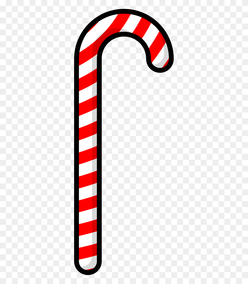 338x900 Candy Cane Clip Arts Download - Candy Cane PNG