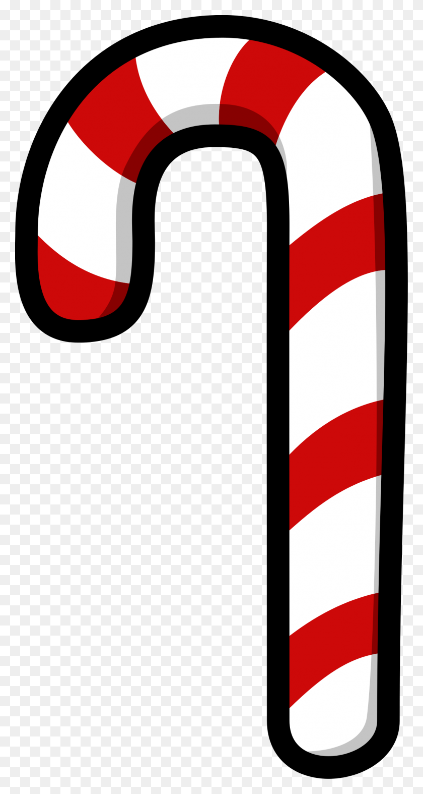 1236x2400 Candy Cane Clipart Stripe - Candy Cane Border Clip Art