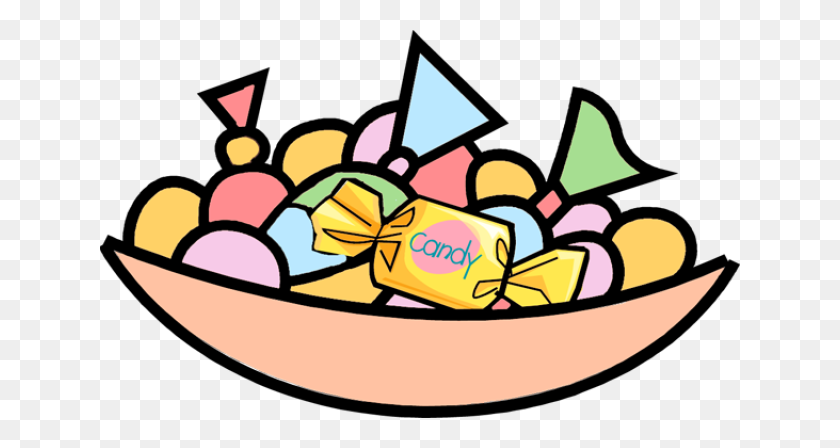 640x388 Candy Clip Art Of Yummy Snacks - Snack Clipart Free