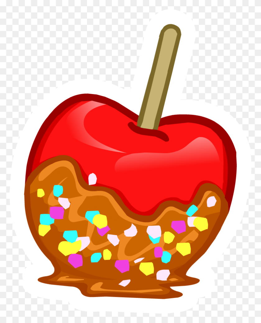 783x984 Candy Clipart Apple - Apple Y Lápiz Clipart