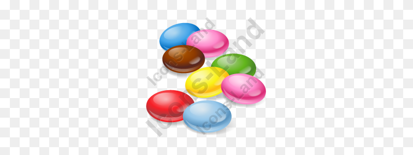 256x256 Candy Jelly Beans Icon, Pngico Icons - Jelly Bean PNG