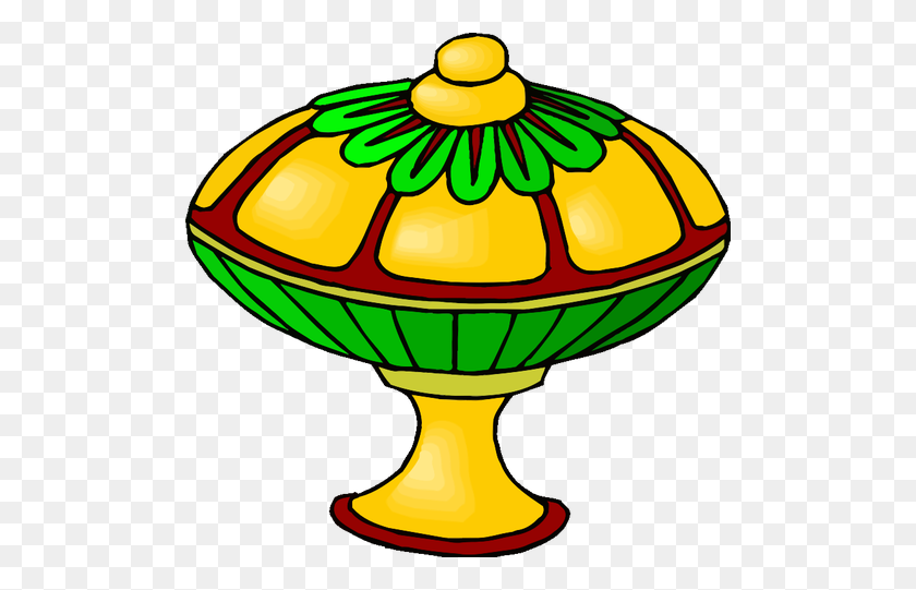 500x481 Candy Vase - Candy Jar Clipart