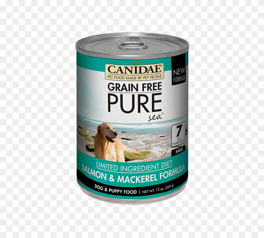500x700 Canidae Grain Free Pure Sea Salmon And Mackerel Canned Dog Food - Dog Food PNG