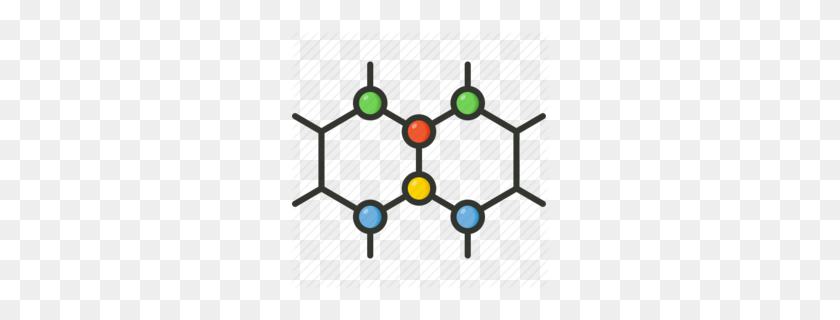 260x260 Cannabinol Molecule Clipart - Water Molecule Clipart
