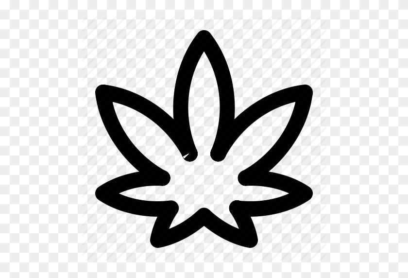 512x512 Cannabis, Drogas, Ganja, Hoja, Marihuana, Humo, Weed Icon - Humo Png