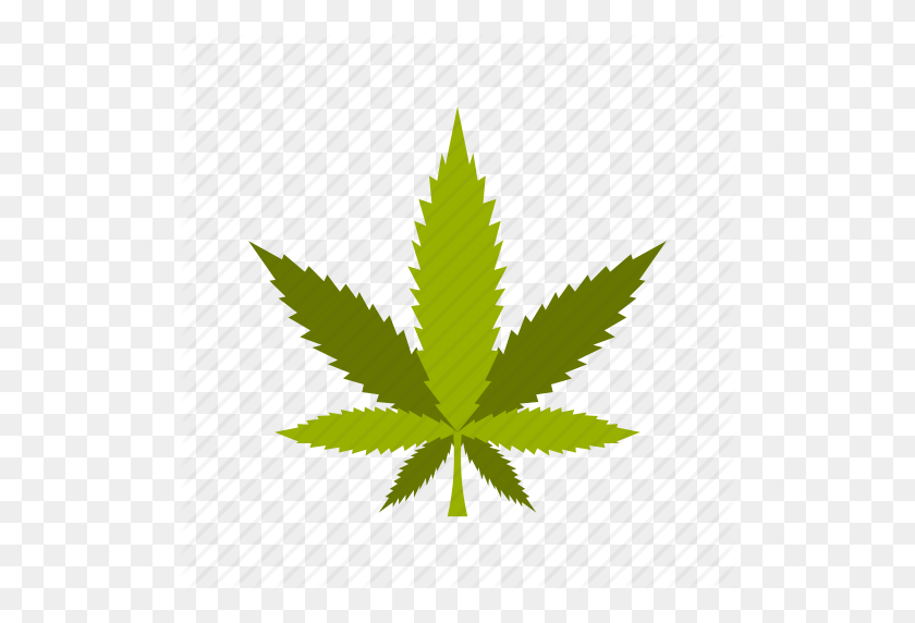 512x512 Cannabis, Droga, Hoja, Marihuana, Medicina, Estupefaciente, Icono De Planta - Bolsa De Hierba Png
