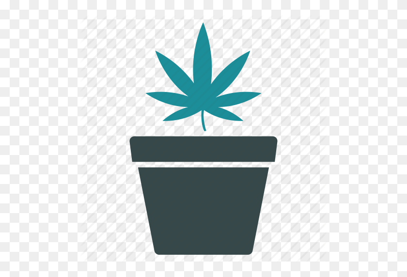 512x512 Cannabis, Cáñamo, Hoja, Marihuana, Naturaleza, Planta, Icono De Olla - Hoja De Cáñamo Png