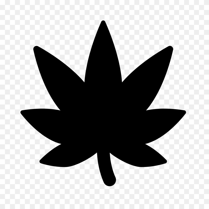 1600x1600 Icono De Cannabis - Hoja De Hierba Png