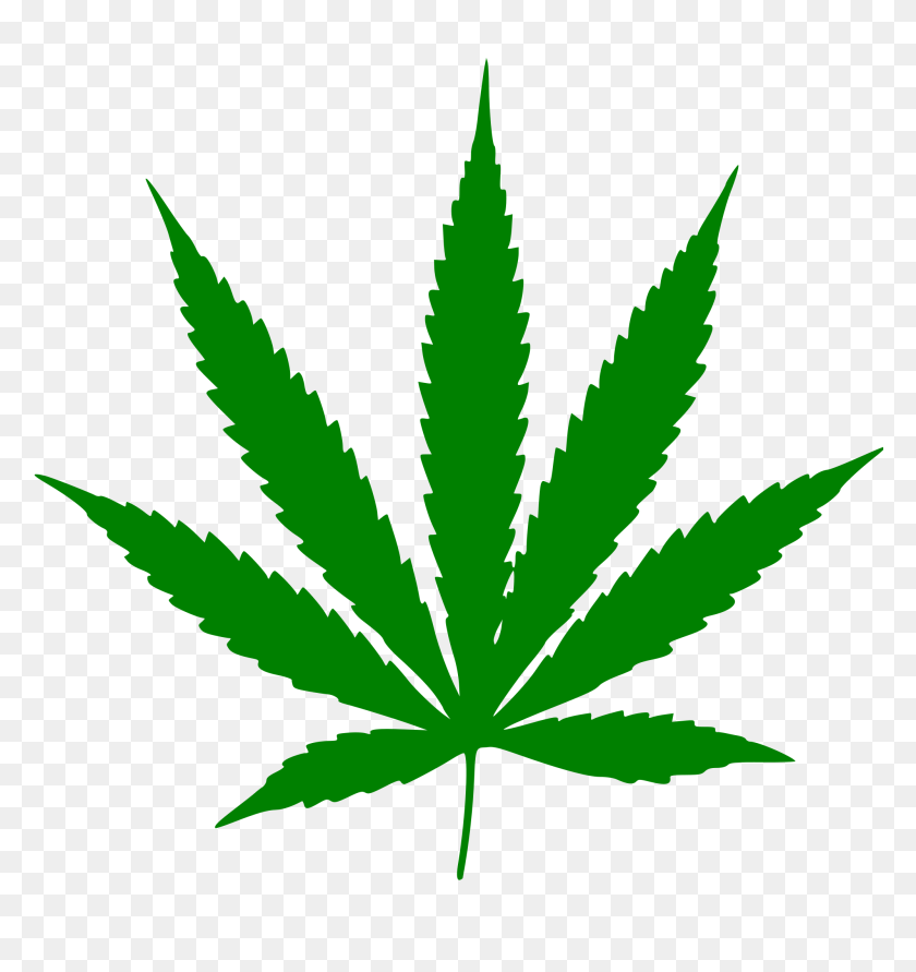 2000x2133 Cannabis Leaf - Pot Leaf Clip Art