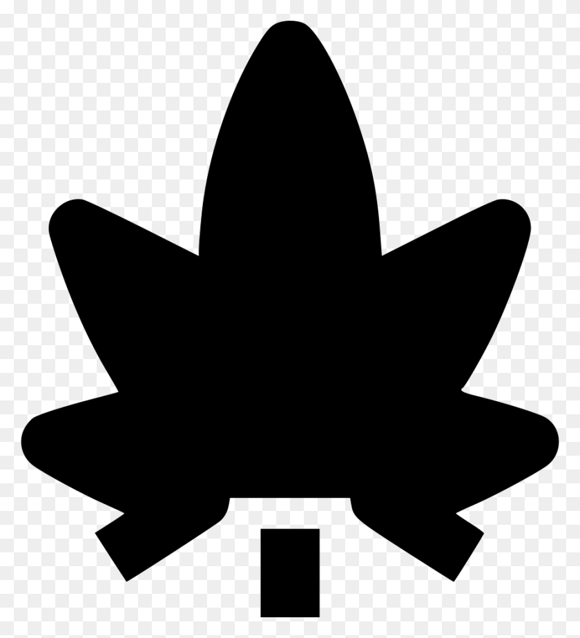 884x980 Cannabis Leaf Png Icon Free Download - Cannabis Leaf PNG
