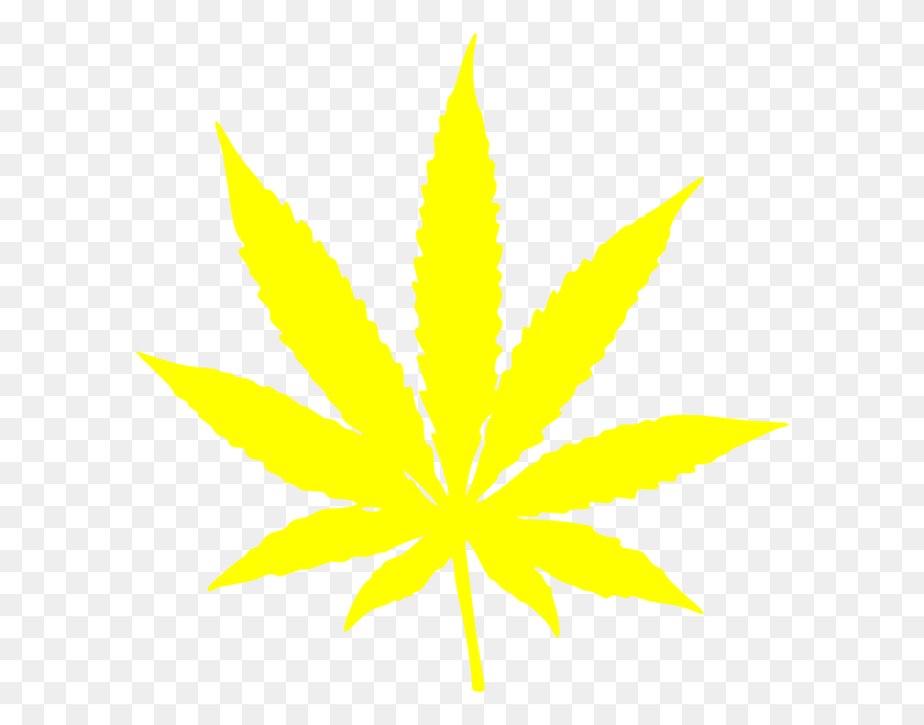 594x599 Cannabis Leaf Stars And Stripes Yellow Png, Clip Art For Web - Weed Clipart