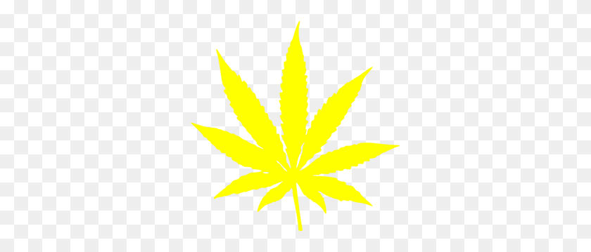 297x299 Hoja De Cannabis Estrellas Y Rayas Amarillas Png, Imágenes Prediseñadas Para Web - Hoja De Cannabis Png