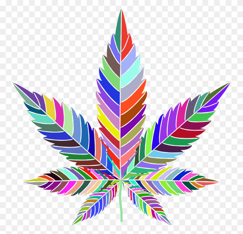 751x750 Hoja De Cannabis Simetría De Arte Abstracto - La Hierba De La Hoja De Imágenes Prediseñadas