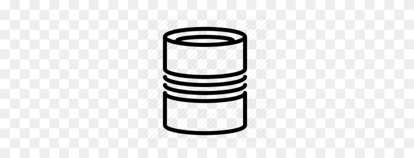 260x260 Canned Food Clipart - Food Drive Clipart
