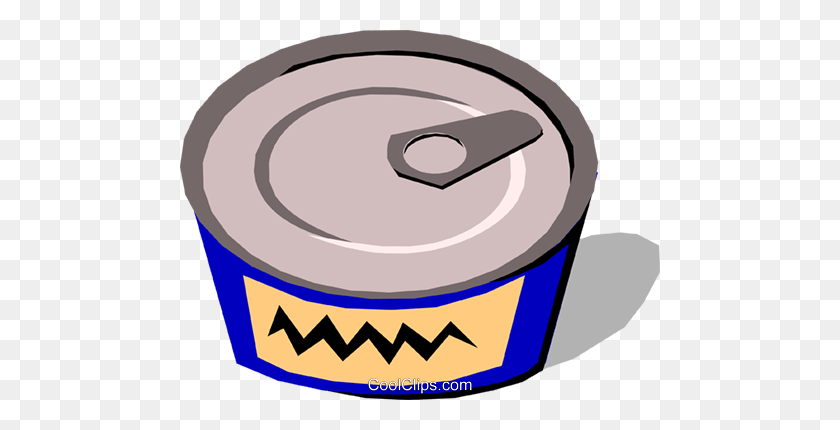 480x370 Canned Foods Royalty Free Vector Clip Art Illustration - Canned Food Clipart
