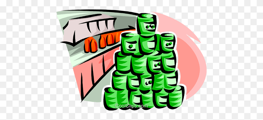 480x322 Canned Goods - Retail Clipart