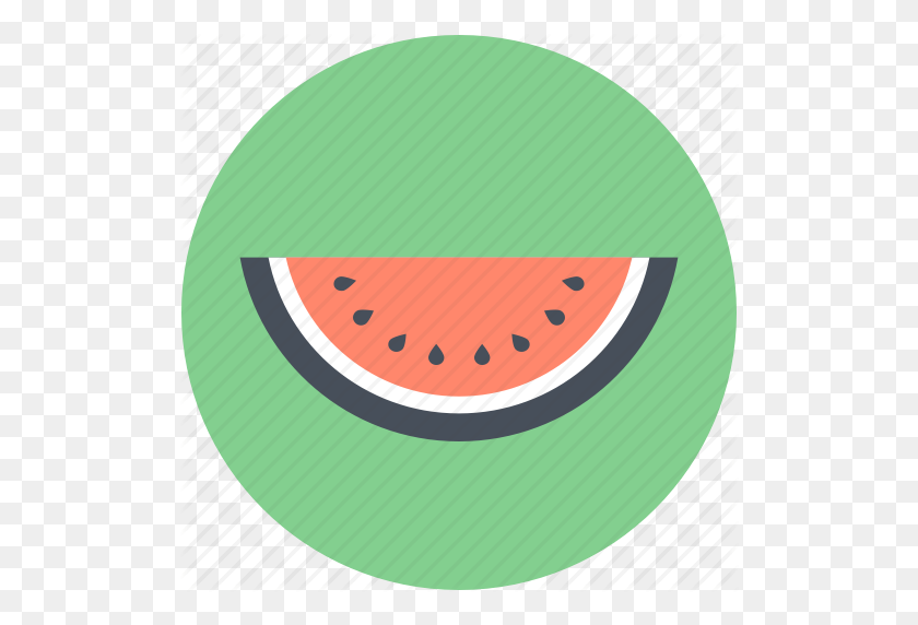 512x512 Cantaloupe, Food, Fruit, Watermelon, Watermelon Slice Icon - Watermelon Slice PNG