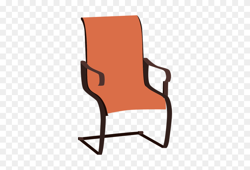 512x512 Cantilever Chair Cartoon - Chair PNG