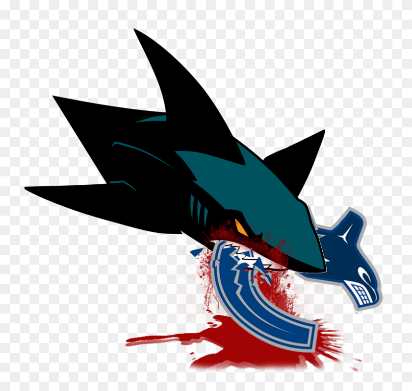 786x744 Canucks Suck! - Logotipo De San Jose Sharks Png