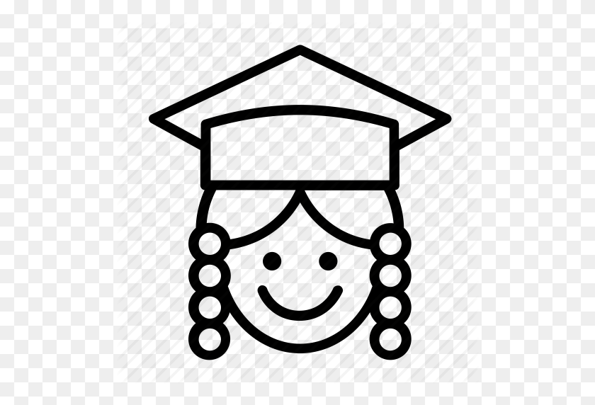 512x512 Cap, Cap And Gown, Court, Judge, Judge's Cap, Justice, Magistrate Icon - Cap And Gown Clipart