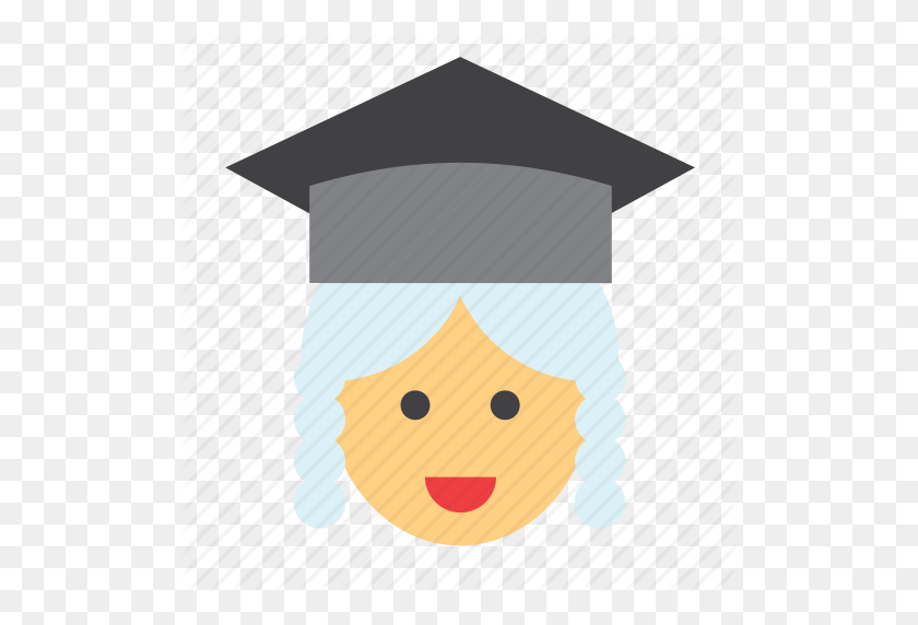 512x512 Cap, Cap And Gown, Court, Judge, Judge's Cap, Justice, Magistrate Icon - Cap And Gown PNG