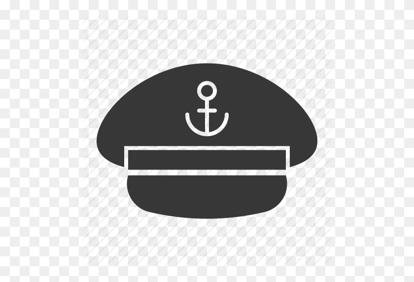 512x512 Cap, Captain Sailor Hat, Hat, Nautical, Sailor Hat, Sea Icon - Sailor Hat PNG